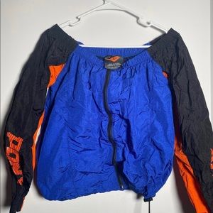 Off Shoulder Windbreaker